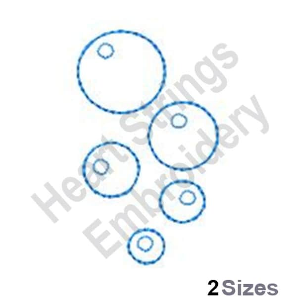 Bubbles Embroidery Etsy