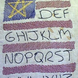 Amerika Flagge Alphabet, Maschinenstickerei, Stickmuster, Stickerei, Stickmuster, Stickdateien, sofort Download