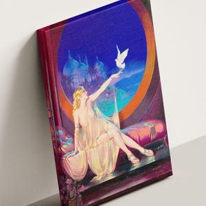 Vintage 1925 Sultana Poster Print - Elegant Exotic Decor, Collectible Reproduction, Henry Clive Canvas Art Deco Wall Art