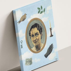 Rene Magritte,Georgette, 1937,Rene Magritte Poster, Famous Paintings,Modern Wall Art,Magritte Canvas Wall Art,Home Wall Decor,Surrealism Art