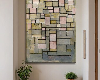 Tableau 2, Composition No. Vii--piet Mondrian Geometric Abstract