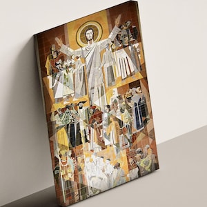 Touchdown Jesus Canvas Print: Notre Dame Wall Art