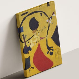 Joan Miro Painting Wall Decor ,Joan Miro Exhibition Canvas Wall Art,Joan Miro Poster,Ready to Hang canvas art,Joan Miro Print,Surrealism art