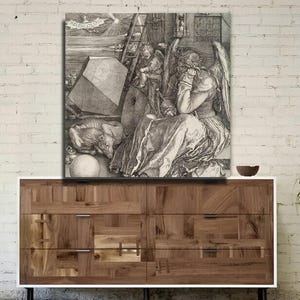Albrecht Dürer Melancholie Leinwanddruck: Fine Art Home Decor