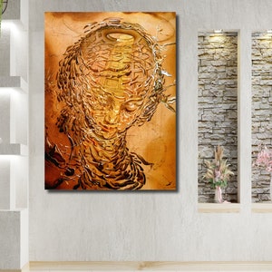 Salvador Dali 'Raphaelesque Head Exploding' Canvas Print