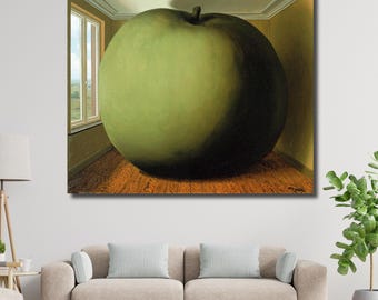 La Lunette D Approche-rene Magritte,home Office Decor,surrealist