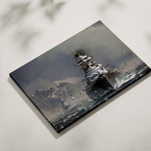 Kriegsschiff Wand Kunst Leinwand Druck Kriegsschiff Leinwand Druck Kriegsschiff Wand Kunst Kriegsschiff Wand Dekor Kunstwerk Kriegsschiff Poster Kriegsschiff Druck Wohnkultur
