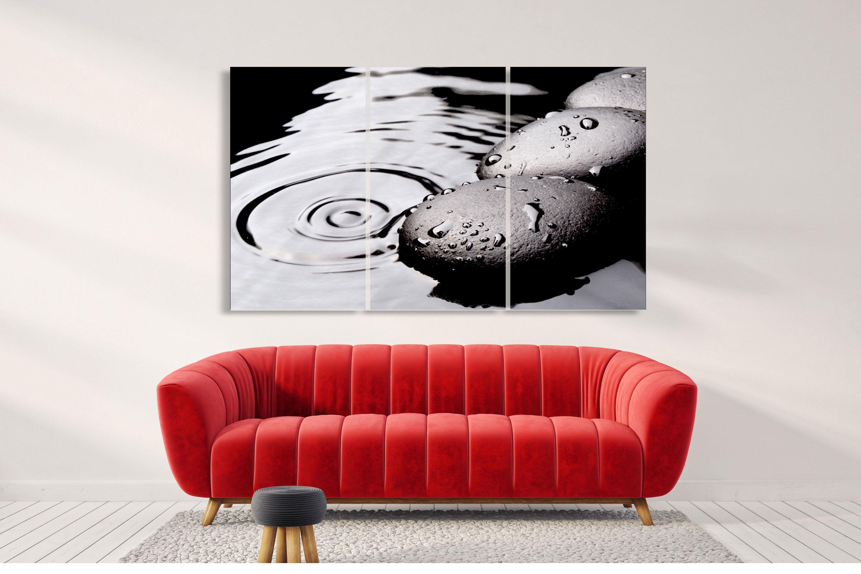 Zen Stones Canvas Print: Serene Spa Bathroom Wall Art - Etsy