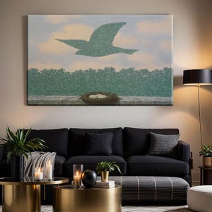 Rene Magritte Canvas, Spring, 1965, Rene Magritte Poster, Magritte Print, Surrealism Art, Modern Wall Art, Home Wall Decor, Famous Paintings