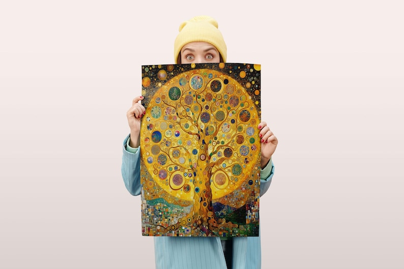 Gustav Klimt - the Tree of Life - Canvas Wall Art - Etsy