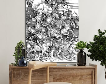 アルブレヒト・デューラー『黙示録の四騎士』ポスター - Etsy 日本