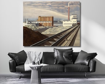 Charles Sheeler Classic Landscape Art Print, Archival Giclee