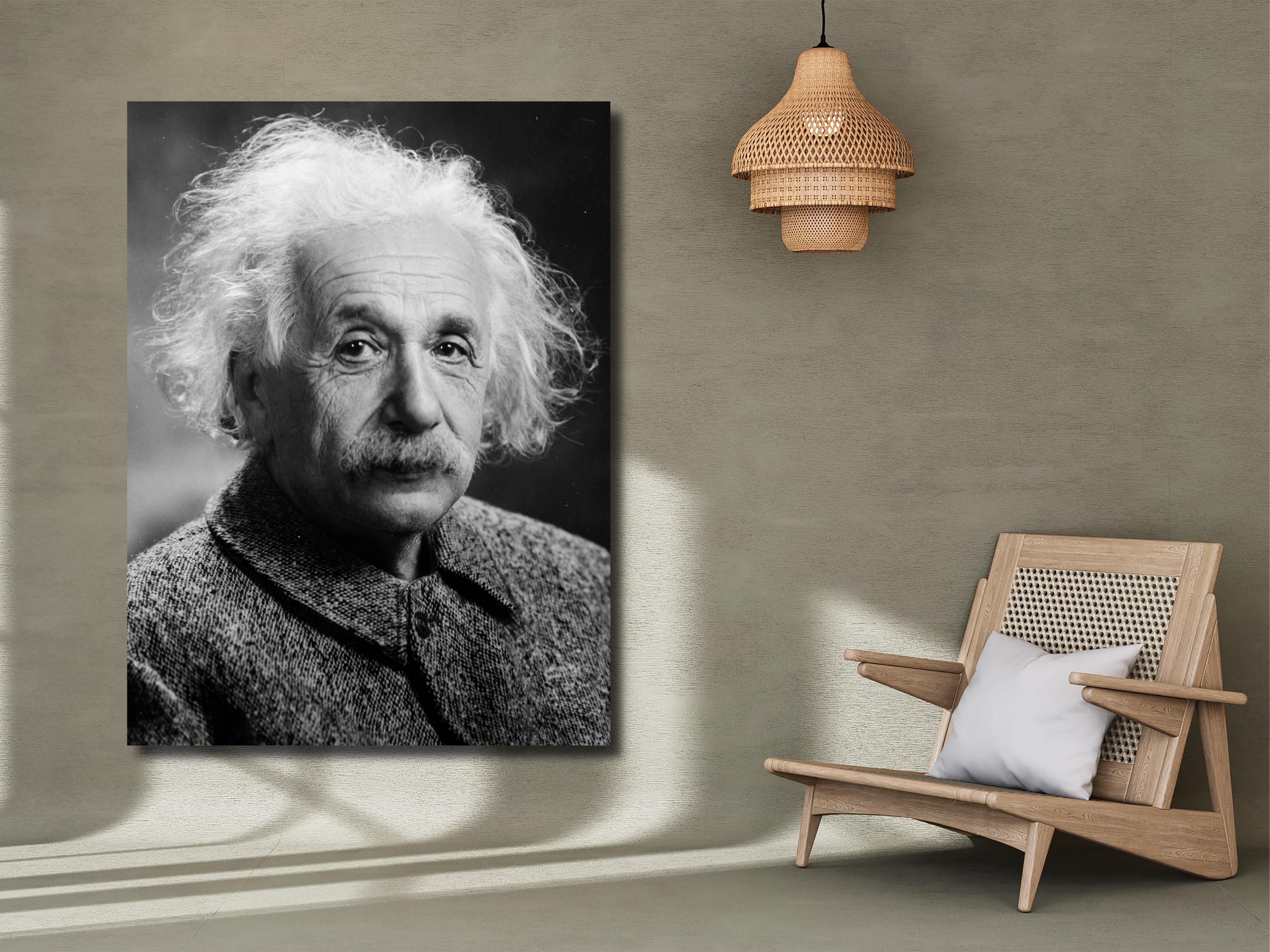 アルバート・アインシュタインのキャンバスプリント：理論物理学者の