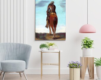 Equestrian Canvas Print | Dutch Golden Age Art, Vintage Decor
