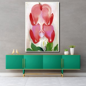 Póster de regalo de Georgia O'Keeffe, arte de pared de Georgia O'Keeffe, impresiones de O'Keeffe, O'Keeffe listo para colgar, lienzo de O'Keeffe, pintura de Georgia O'Keeffe