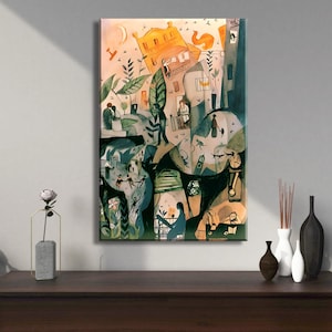 Salvador Dali, Der erste Frühlingstag, 1922-1923, Salvador Dali Druck, surrealistische Kunst, Wanddeko, Geschenkidee, moderne Kunst, Dali Poster