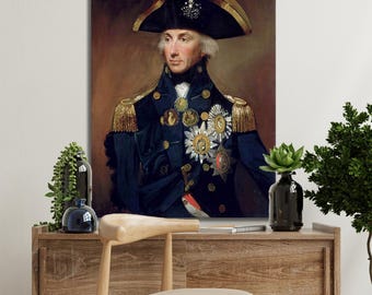 ホレーショ・ネルソン提督 1700年代 肖像画 航海画 - トラファルガーの