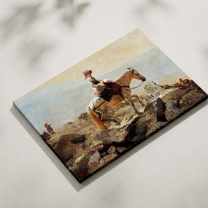 The Bridle Path, White Mountains by Winslow Homer 1868, Many Sizes Available, Winslow Homer Painting, Home Decor Wall Art, Giclee Fine Art