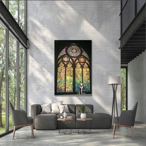 Banksy Canvas Print, &quot;Boy Praying&quot;, Various Sizes, Print on Canvas Art, Banksy Boy Praying Art, Banksy Wall Art, Bnaksy Home Decor Poster