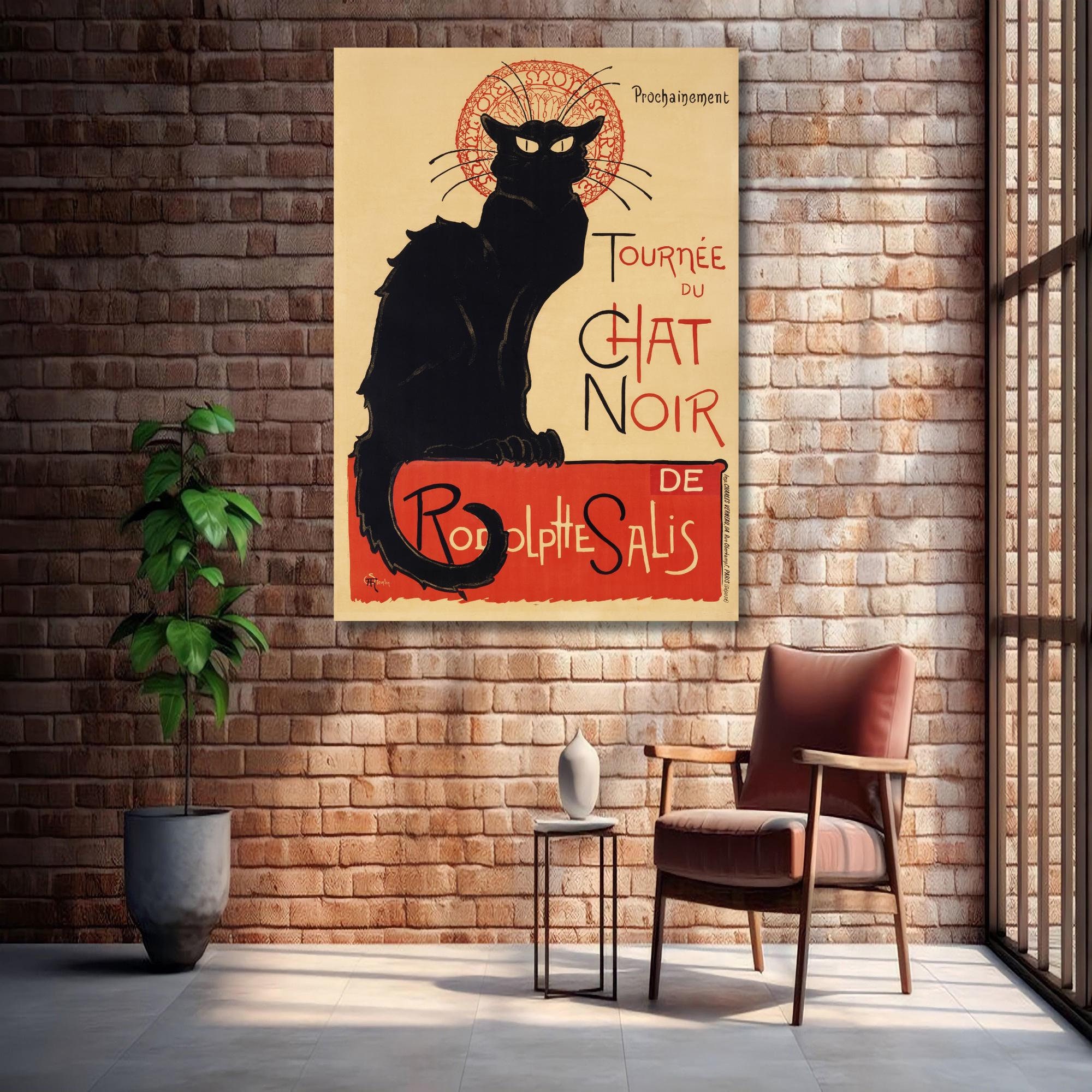 Tournee du Chat Noir 刺繍 額装 Tournee du Chat Noir 刺繍 額装 Tournee du Chat Noir 刺繍 額装