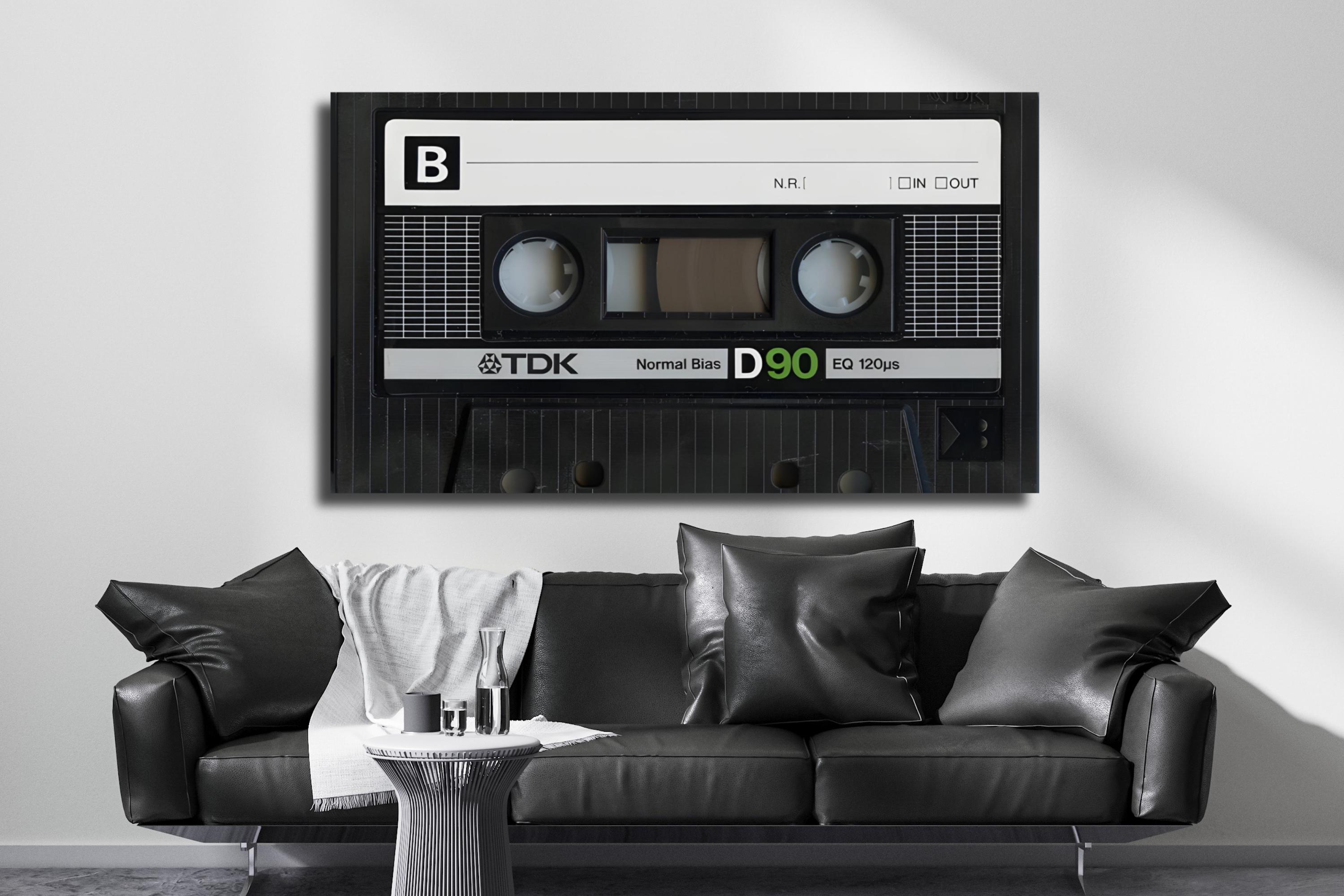 Retro Audio Cassette Canvas Print: 80s Music Wall Art - Etsy