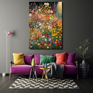 Daisy Canvas Art Print / Flower Wall Art / Modern Farmhouse Art Prints / Museum Quality Print / Home Decor / Daisy Flower Print / Christmas
