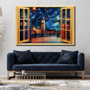 London Photography Canvas, London Photo Print , Big Ben Clock Tower,  London Wall Art Poster, Westminster Bridge, Parliament, London Poster