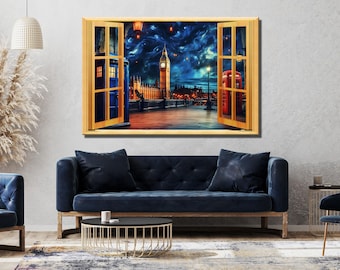 Big Ben Canvas Print: London Photography Wall Art