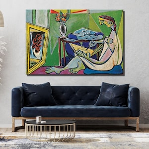 Pablo Picasso Canvas Wall Art, Vintage Wall Art,Ready to Hang Canvas, Classical Art Modern Fine Art Print Home Decor Pablo Picasso Print Art