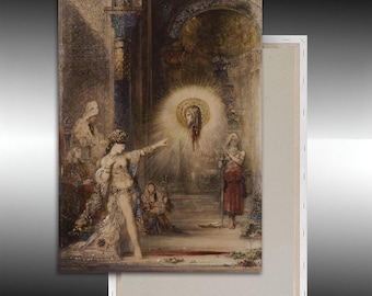 Gustave Moreau The Apparition Canvas Print: Fine Art Poster