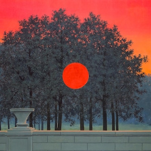 René Magritte The Banquet Canvas Art, Decoração de arte de parede moderna, The Banquet Poster Canvas Wall Art de René Magritte, Reprodução de impressão de arte de parede