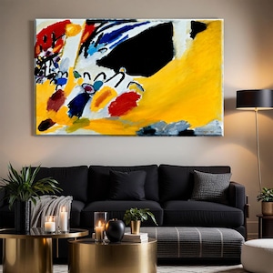 Impression III - Kandinsky Canvas | Premium Quality Art Print of Famous Painting | Printable Wall Art  | Museum Art Print | Home Decor Print