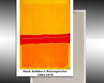 Mark Rothko Abstract Art Canvas Print: Museum Quality Reproduction