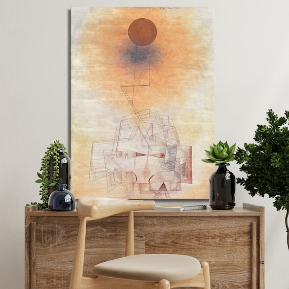 Paul Klee Abstract Canvas Print – Bauhaus Modern Art - Etsy