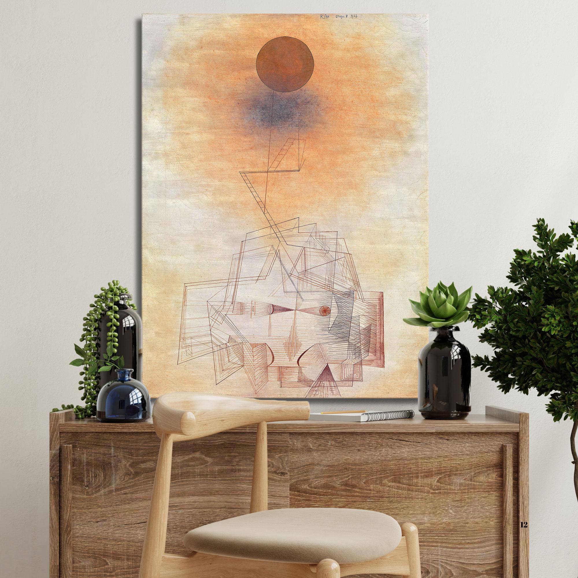 Paul Klee Abstract Canvas Print – Bauhaus Modern Art - Etsy