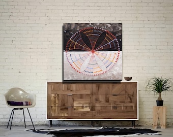 Hilma af Klint Canvas Print: Scandinavian Abstract Painting, Vintage Art