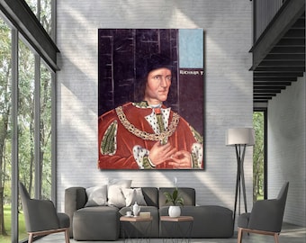 Richard III Canvas Print: King of England, Royal Wall Art