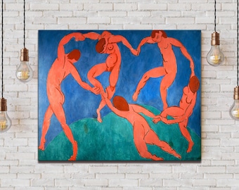 Henri Matisse Dance Canvas Print: Fauvism Modern Art, Ready to Hang