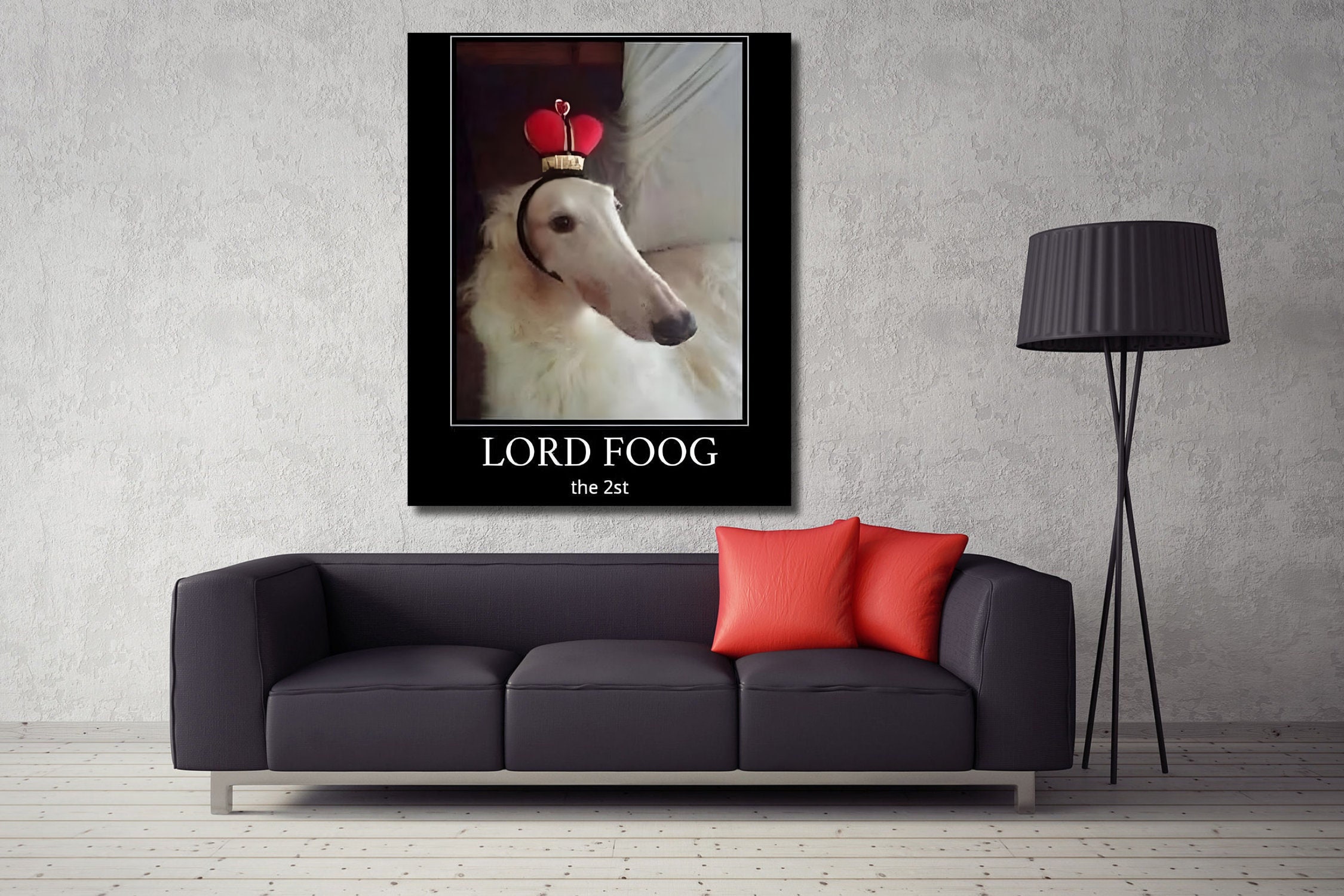 Lord Foog the 2st Canvas - Unique Wall Art, Funny Painting