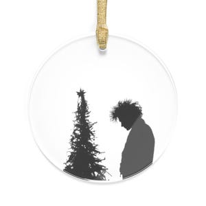 Acrylic Ornaments, Robert Smith The Cure Christmas Decor, Music Lover Holiday Gift, Alternative Rock Band Decoration, Goth Ornament, Punk