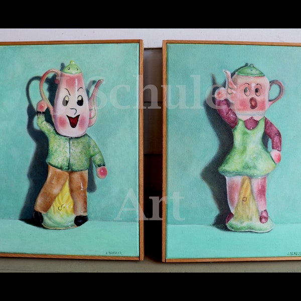 Teapot Salt Pepper Etsy