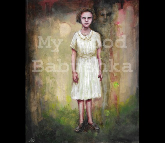 Xxx Jks Hd Vidio - The Girl Who Walked Through A Ghost Original Painting Ghost - Etsy Ireland