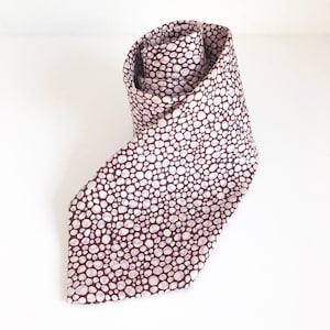 Vintage 70s 1970s Abstract Print Wide Silk Tie