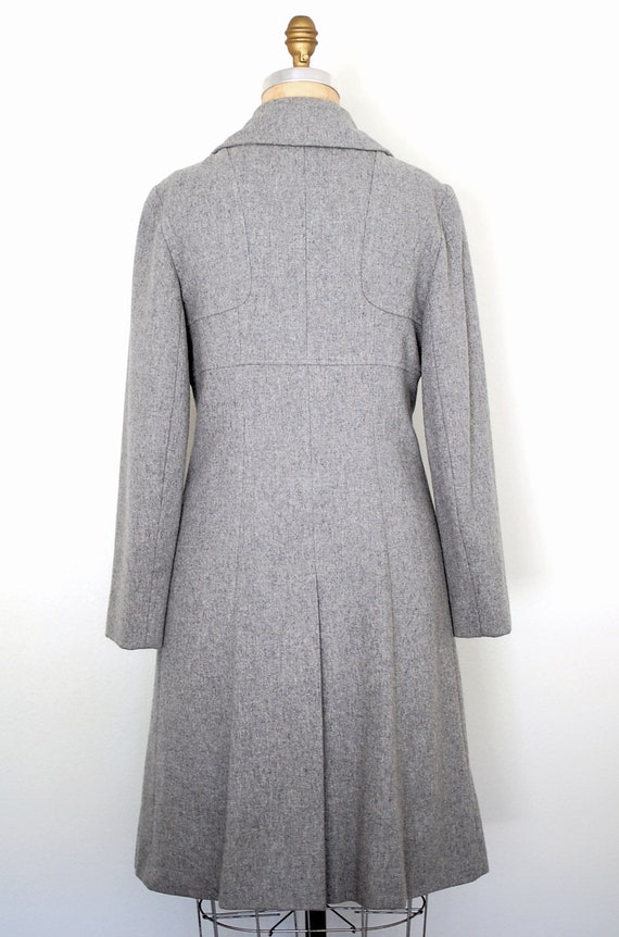 Vintage 60s 1960s Gray Wool Coat / 1960s Vintage … - image 4