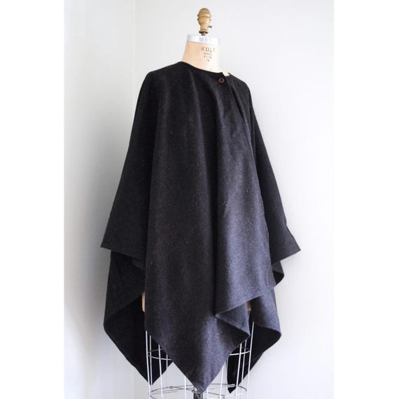Vintage 80s poncho cape - Gem