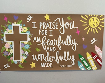 Preschool Classroom Banner Template - Editable Canva Banner - 60’x 36’ DIY Painted Sign - Digital Download