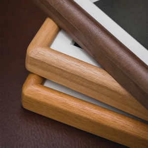 Solid Wood Picture Frame | Walnut Teak Beech Photo Frame | Wedding & Birthday Gift | Wall Tabletop Display Frame
