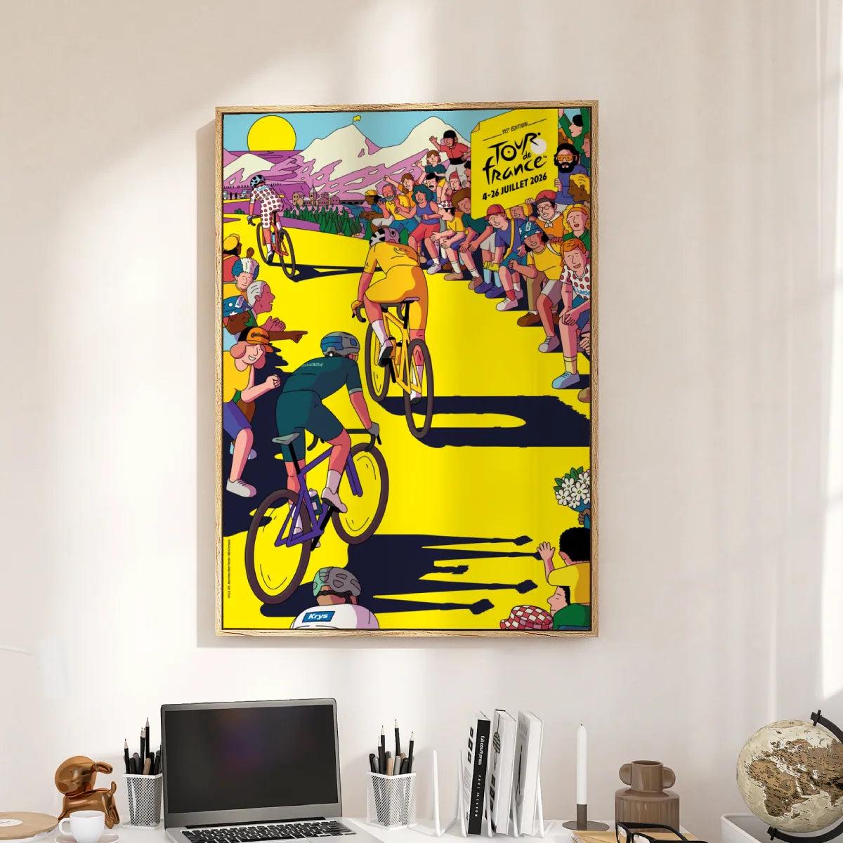 Official Poster of the 2026 Tour De France - Etsy UK