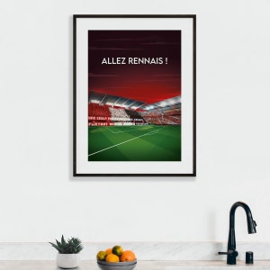 Stade Rennais affisch - "Allez Rennais"