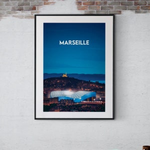 Póster Marsella - Stade Vélodrome